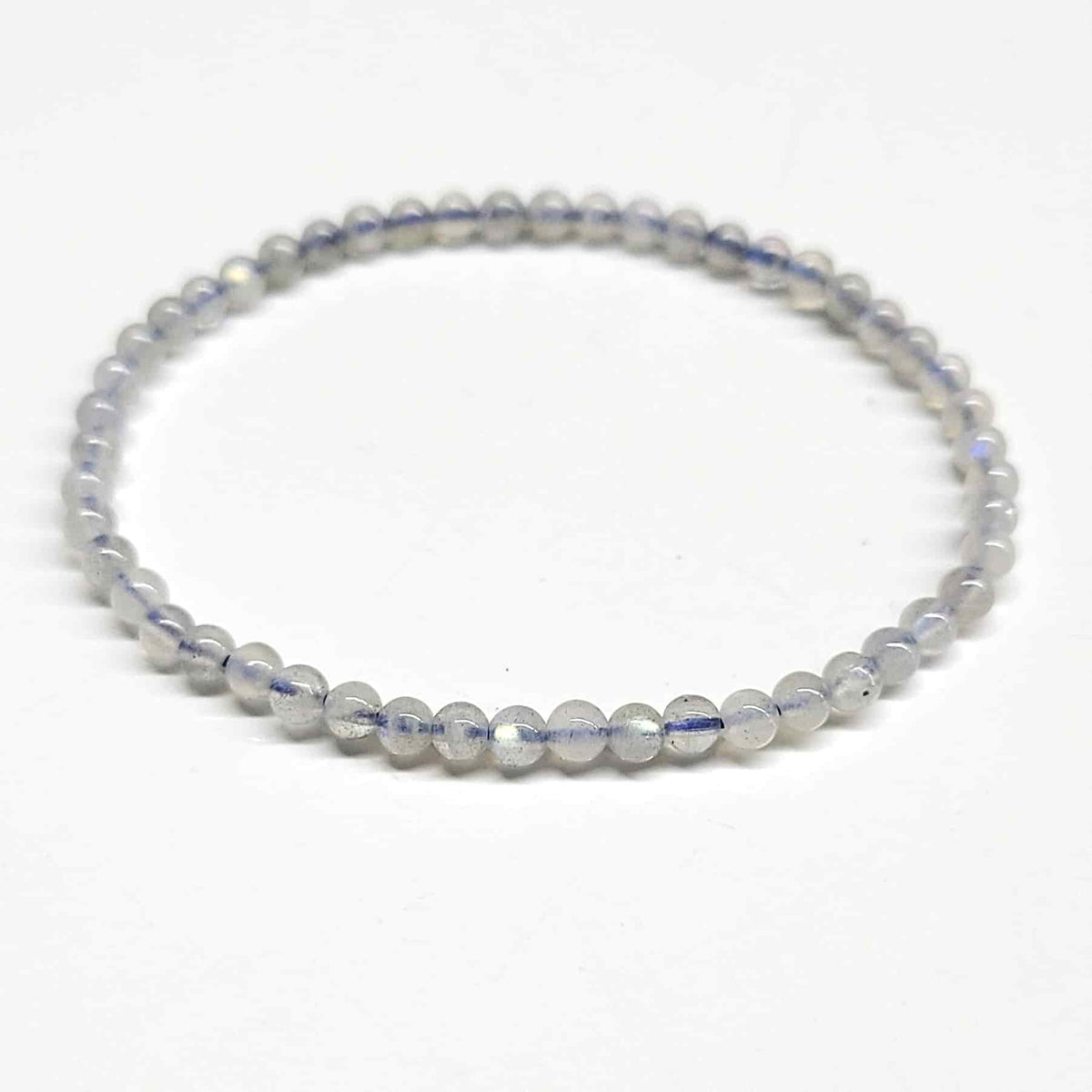 Labradorite Round Bead Bracelet - Stone of Magick