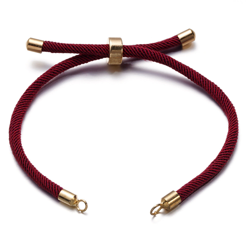 DIY Jewelry Accessories Christmas Semi-finished Adjustable Wrist Cord