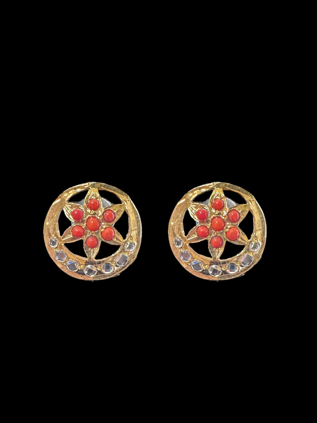 ET515  Seema gold plated tops ( READY TO SHIP )