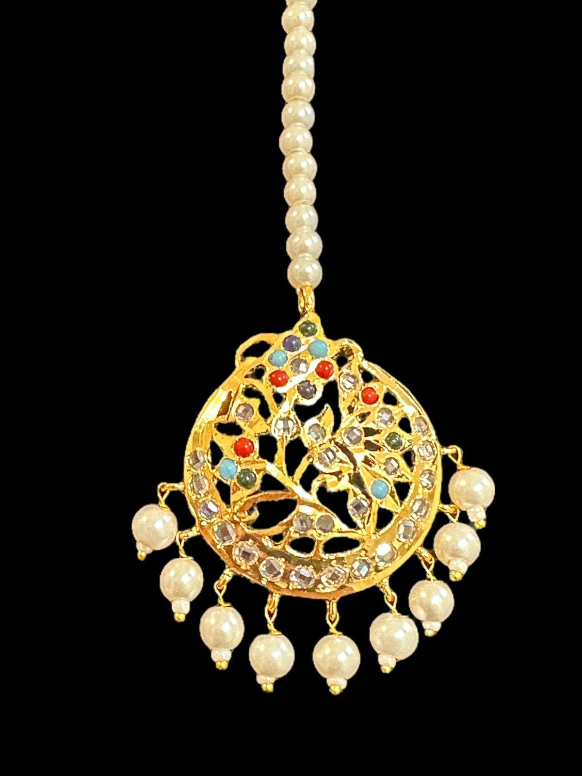 DJTK152 Sarah  tika in navratan   (READY TO SHIP )