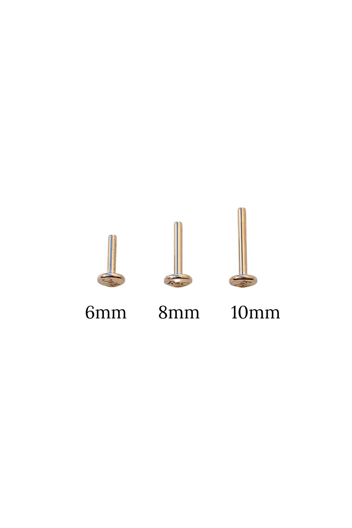 Flat Back Earring Post
