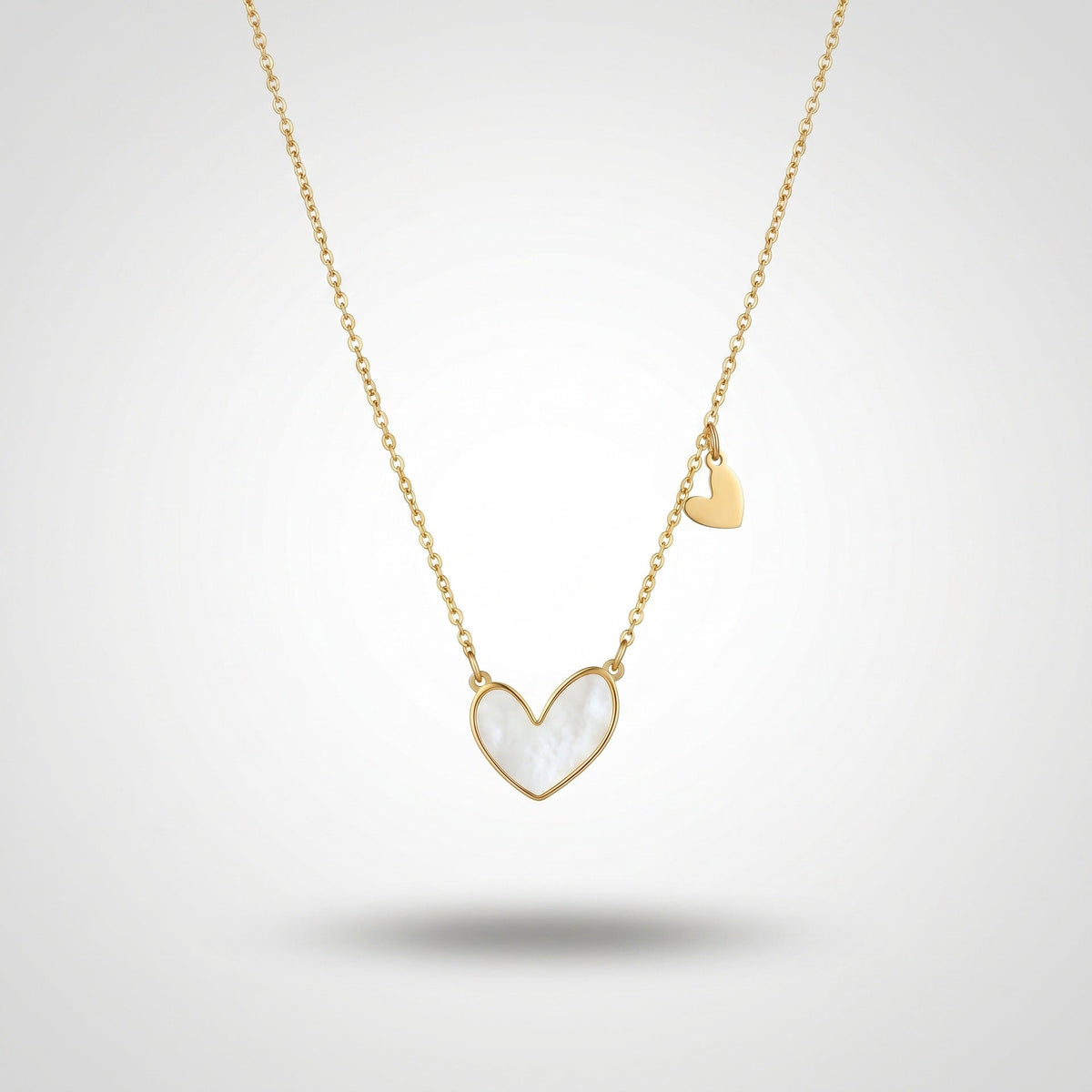 New European American Cross Border Fade Resistant Stainless Steel Necklace Stackable Set, Flower Geometric Disc Women Necklace