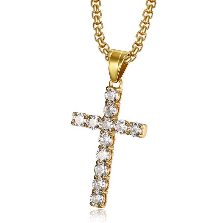 Hot-selling Titanium Steel Fade-resistant Necklace In European And American Styles For Cross-border E-commerce
