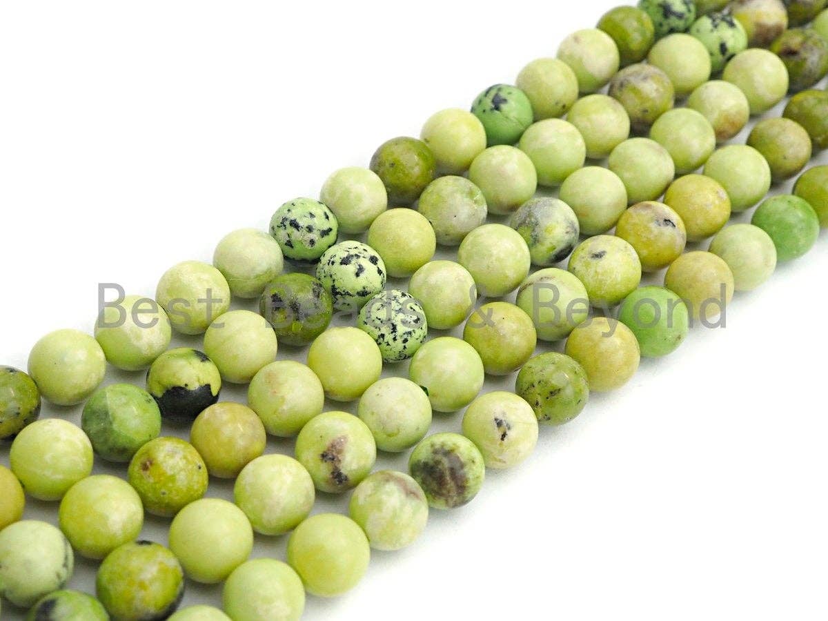 High Quality Chrysoprase Round Beads, 8mm/10mm, Natural Chrysoprase Beads, 15.5" Full length, sku#U577