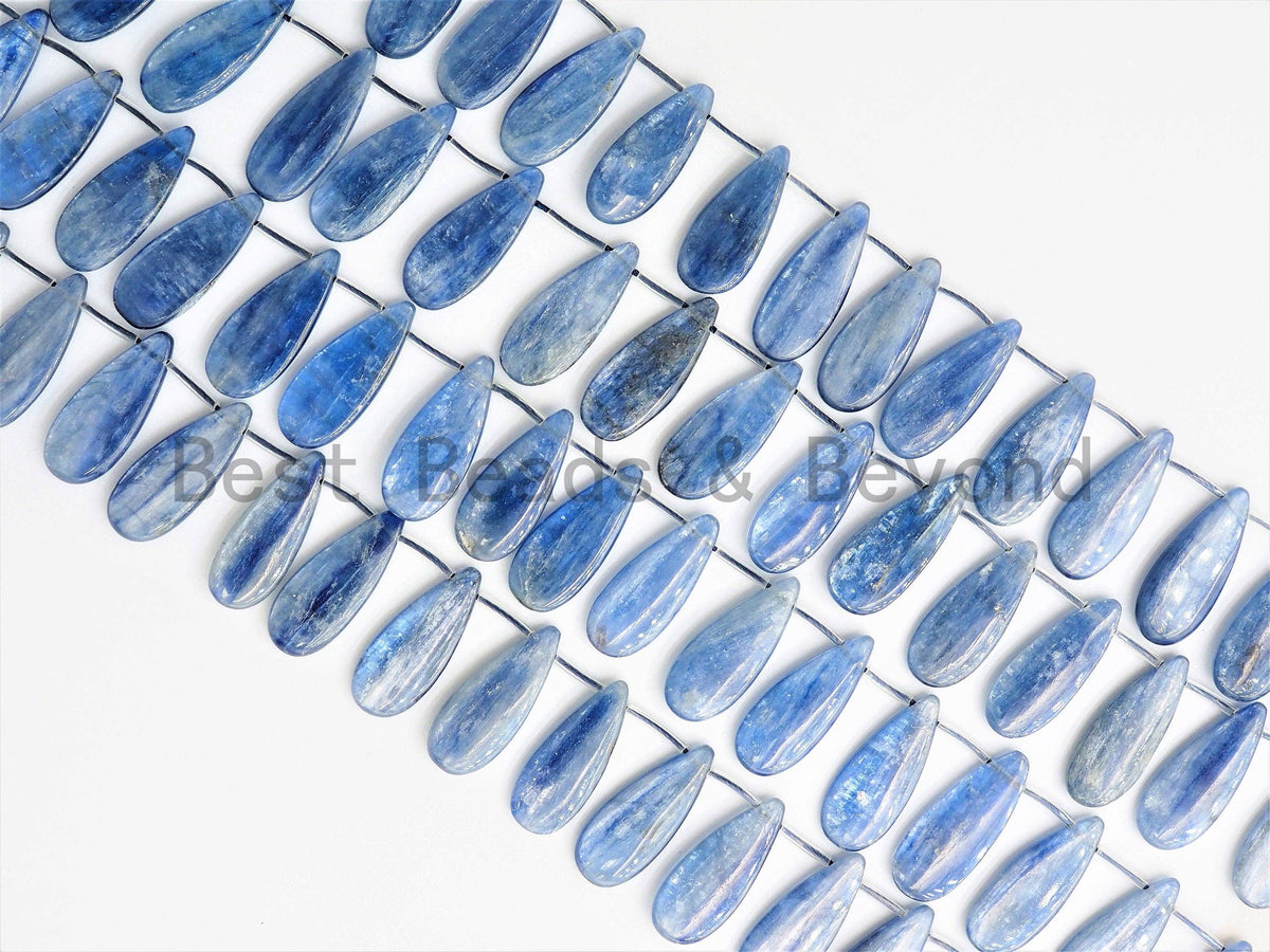 High Quality Natural Kyanite beads, 10x24mm/12x25mm,Teardrop Top Drilled Gemstone Beads, 16inch strand, SKU#U327