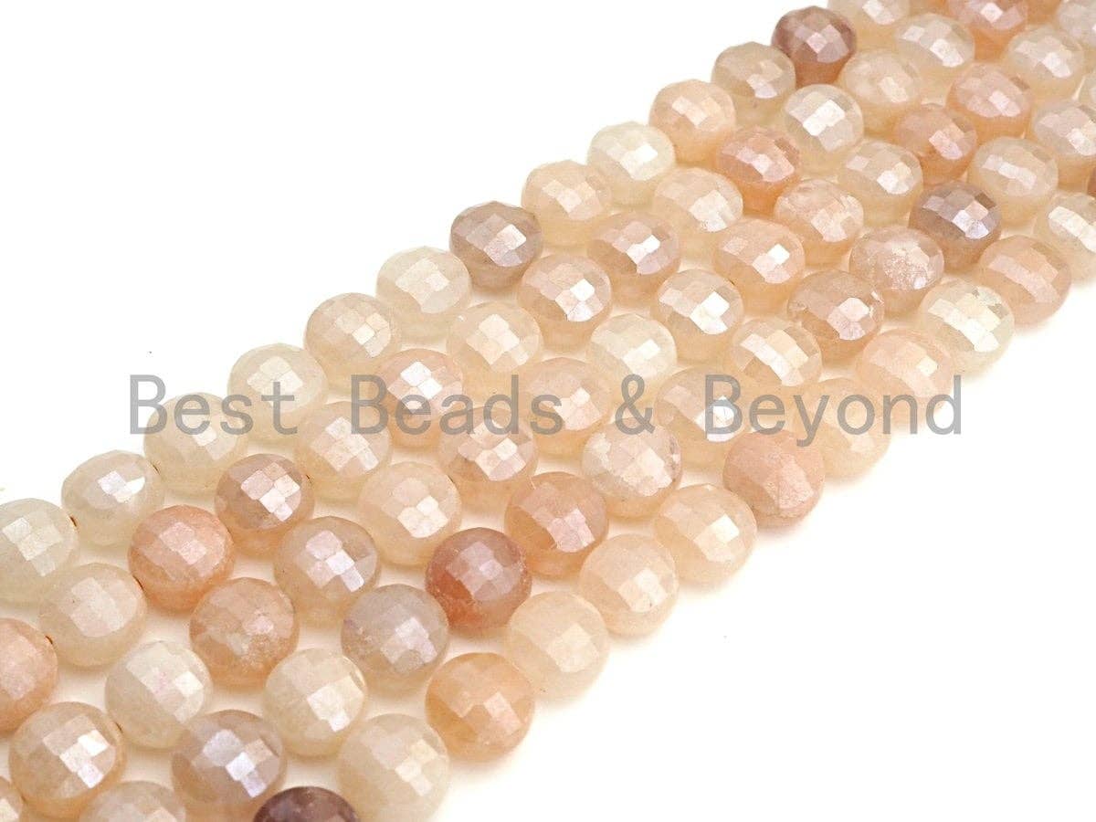 Mystic Plated Natural Aventurine Beads, Checkerboard Cut Aventurine beads, 8mm/10mm Turtle Shell Cut Beads, 15.5" Full strand, Sku#UA28
