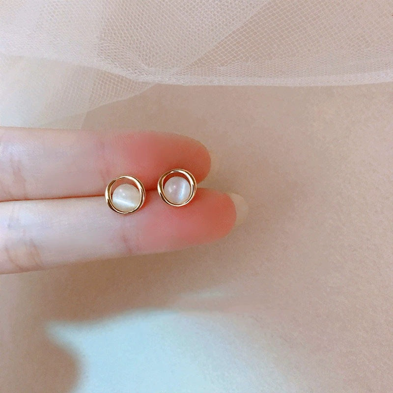 Korean-style High-end Hong Kong Style Vintage Earrings For Women