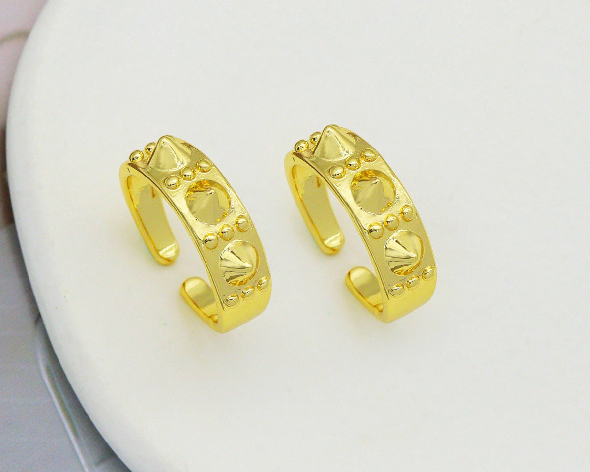 CZ Spike Band Ring, Sku#LD292