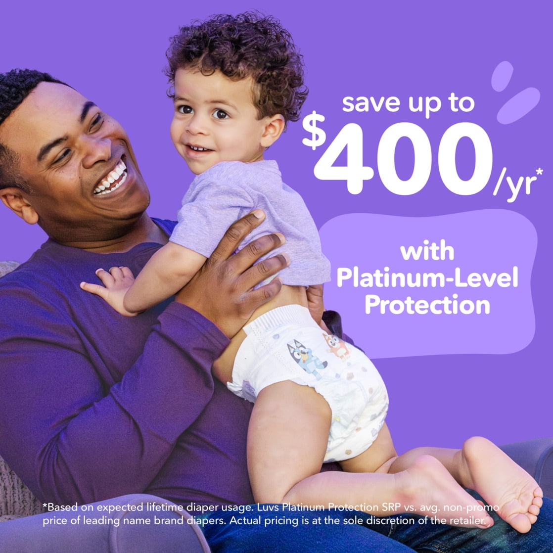 Luvs Platinum Protection Baby Diapers Size 5, 140 Count