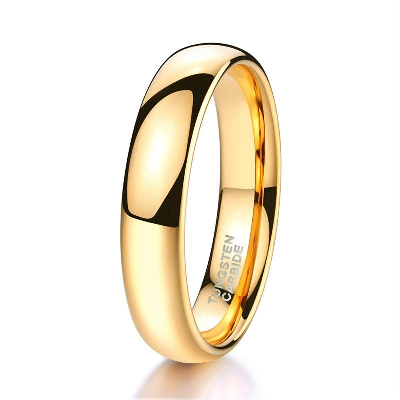 Sleek Unisex Polished Tungsten Carbide Ring That Wont Fade