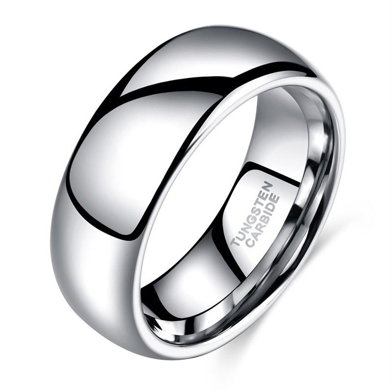 Sleek Unisex Polished Tungsten Carbide Ring That Wont Fade
