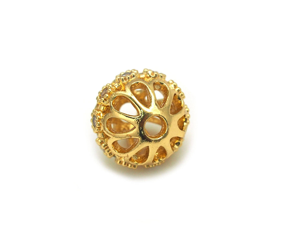 CZ Ball Spacer Beads, Sku#LD200