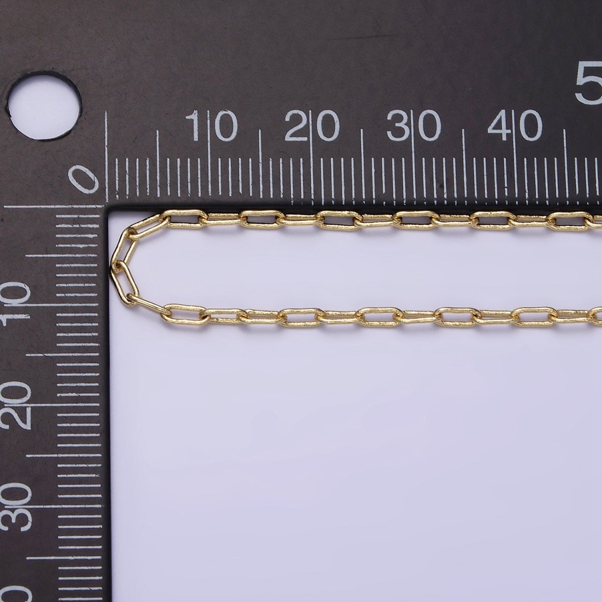 2mm Paperclip 16 Inch Choker Dainty Minimalist Necklace | WA-1871 Clearance Pricing