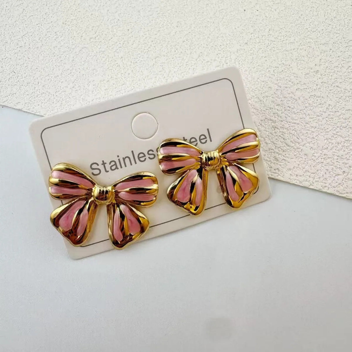 Stainless Steel Oil-dripping Women's Earrings