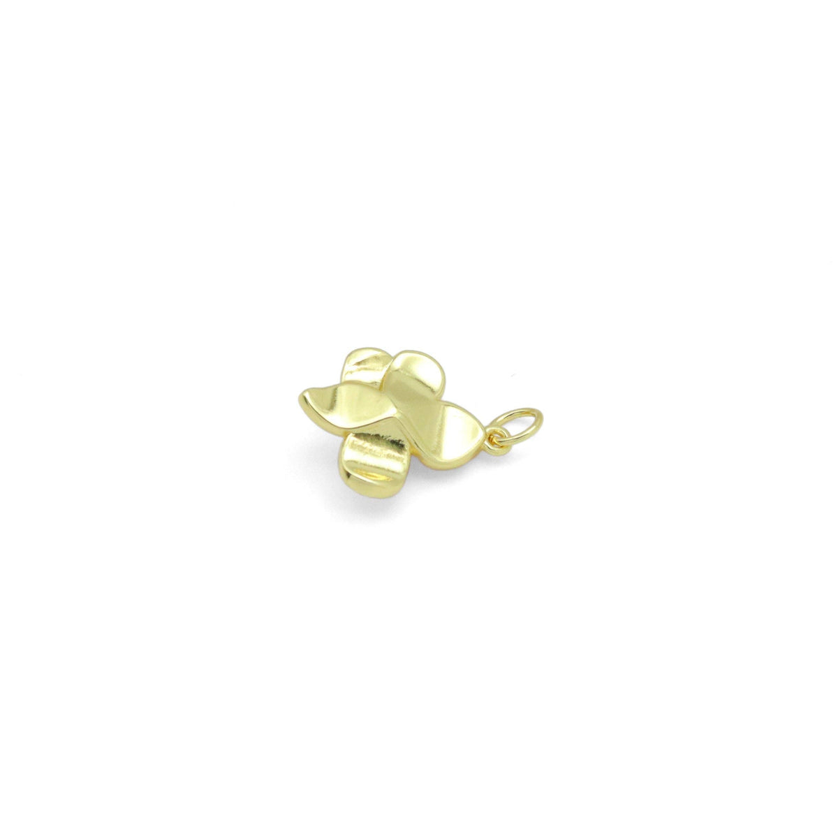 White Pink Mother of Pearl Flower Charm Pendant, Sku#LK1060