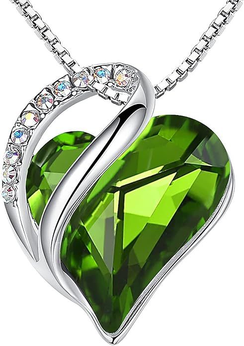 Geometric Heart Of The Ocean Crystal Necklace High-End