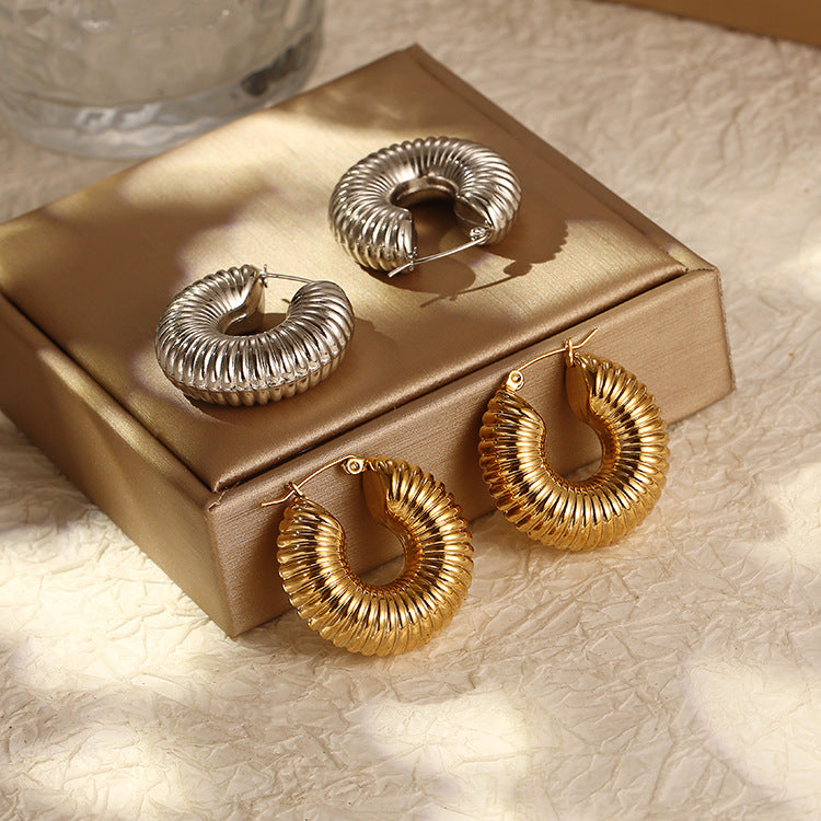 Trendy Women's Vintage Wave Earrings