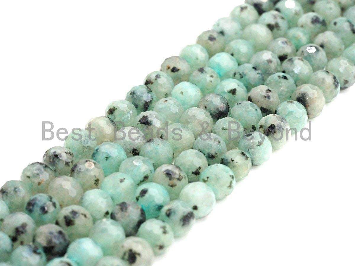 SPECIAL CUT Natural Blue Agate, 6MM/8MM/10MM/12MM, 15.5" Full strand, sku#U645