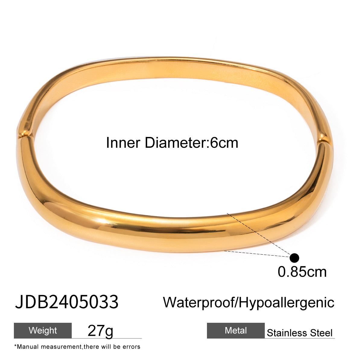 Stylish And Minimalist Stainless Steel Bracelet
