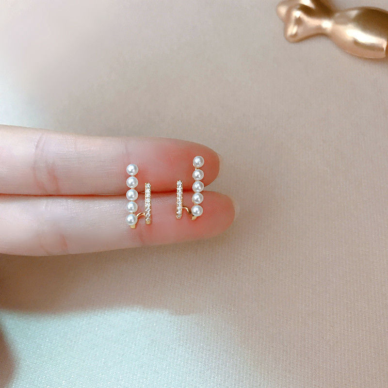 Korean-style High-end Hong Kong Style Vintage Earrings For Women