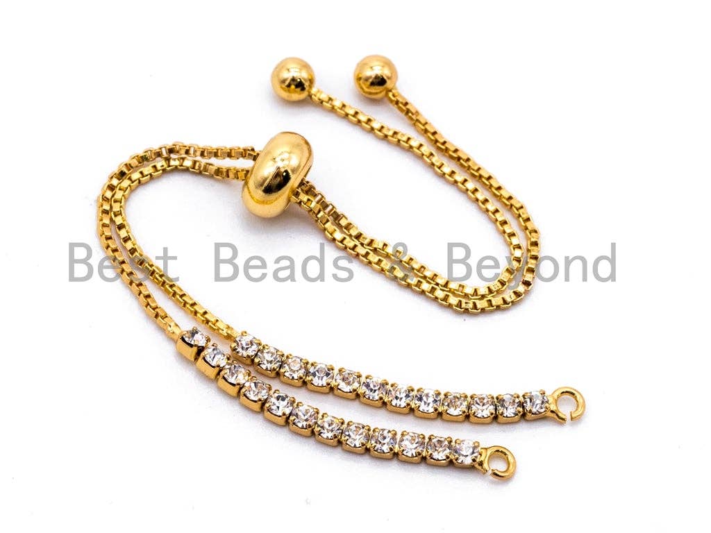 NEW STYLE Sliding adjustable Half finished bracelet,sku#P22