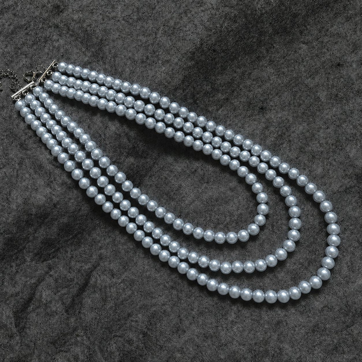 Three Or Four Multi-layer Glass Pearl Necklace Elegant Fashion Sweater Chain Dress Cheongsam Neck Chain Opera Clothing Accessories