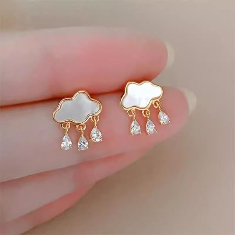 Korean-style High-end Hong Kong Style Vintage Earrings For Women