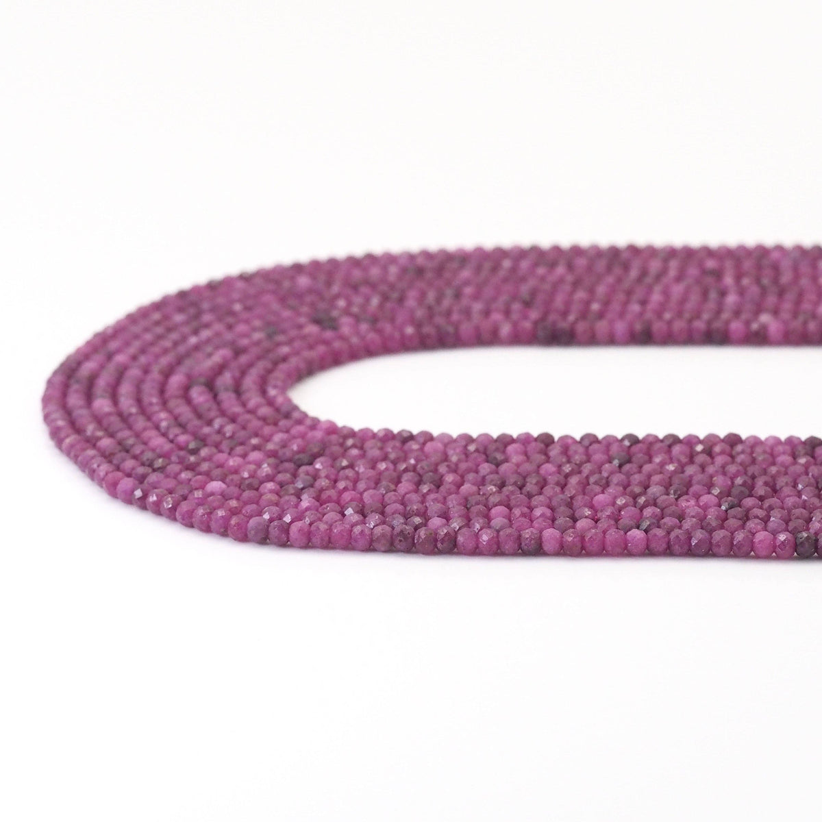 2x3mm Pink Tourmaline Faceted Rondelle Beads, Sku#U1704
