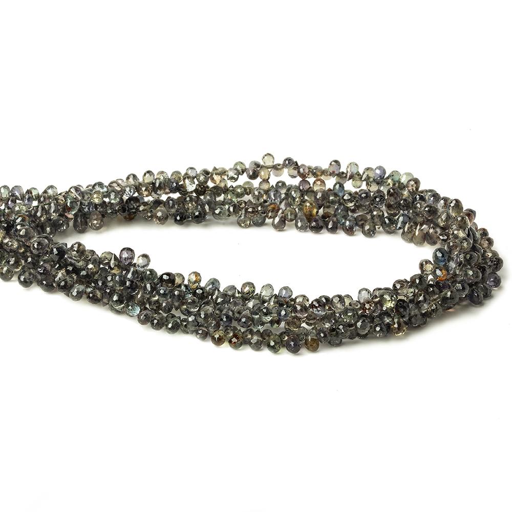 3x2-4x3mm Color Change Sapphire Micro Tear Drop Briolette 16 inch 160 pieces
