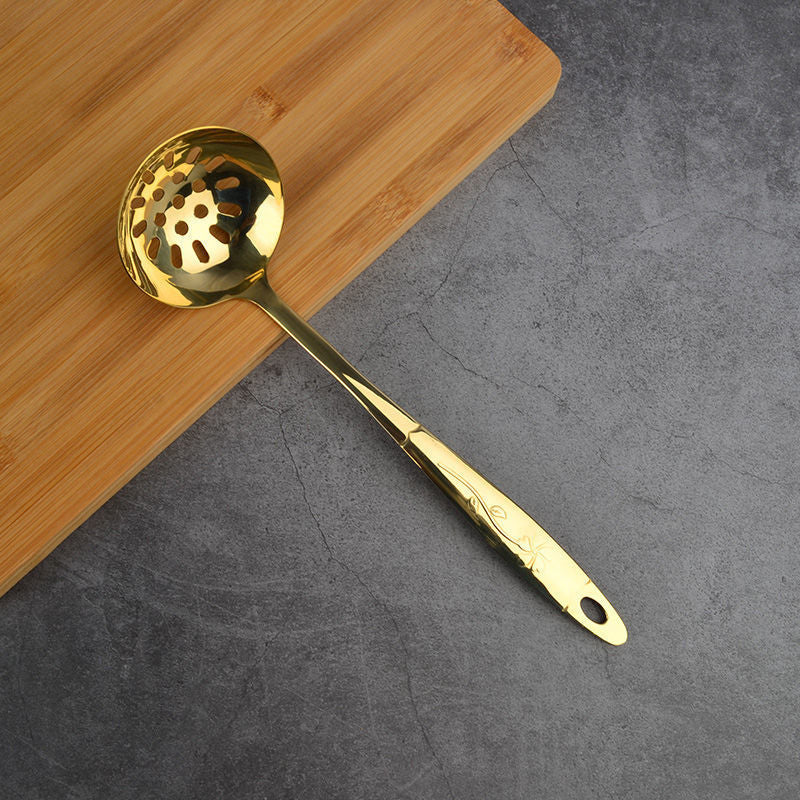 Copper Spoon Kitchen Utensils Set Copper Spatula Copper Soup Spoon Copper Colander Copper Frying Spatula Full Set
