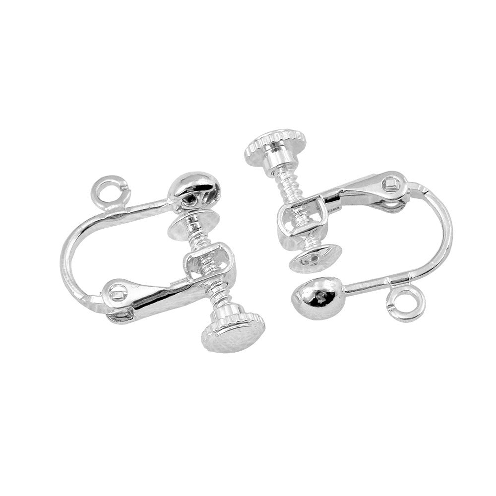 Screw Without Piercing Adjustable Spiral Hair Pin Ear Clip