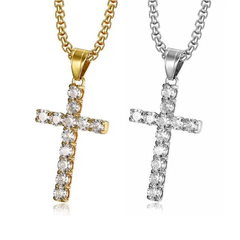 Hot-selling Titanium Steel Fade-resistant Necklace In European And American Styles For Cross-border E-commerce
