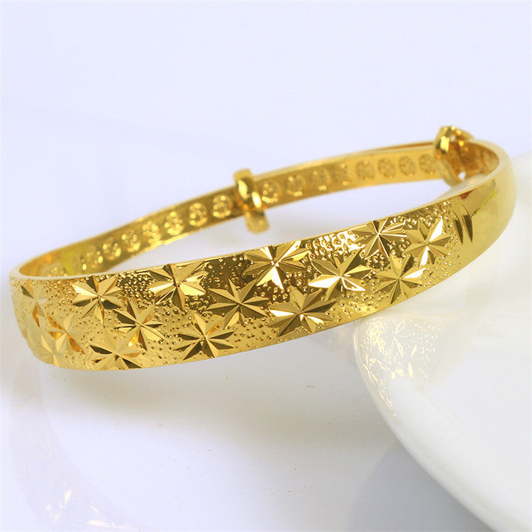 Push-pull Li Starry Sky Glossy Plum Blossom Fu Bracelets
