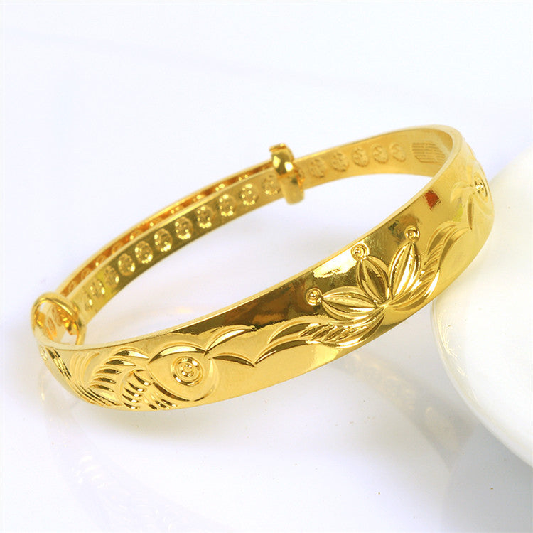 Push-pull Li Starry Sky Glossy Plum Blossom Fu Bracelets