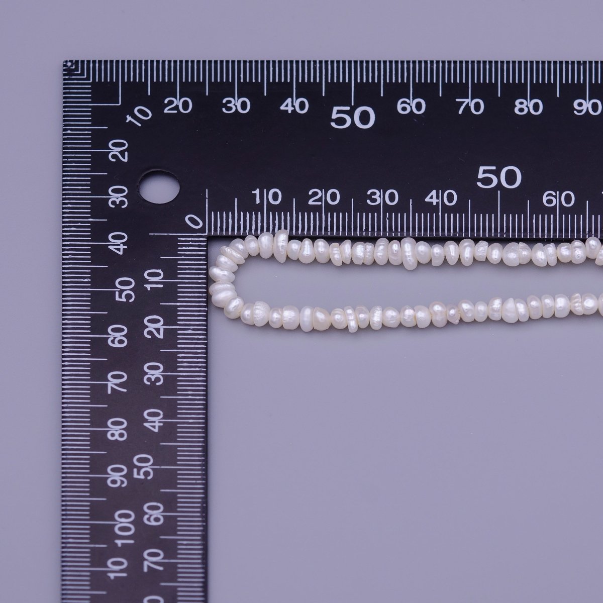 4.5mm AAA Natural Freshwater Pearl Seed Beads 144pcs Full Strand | WA-1321 Clearance Pricing