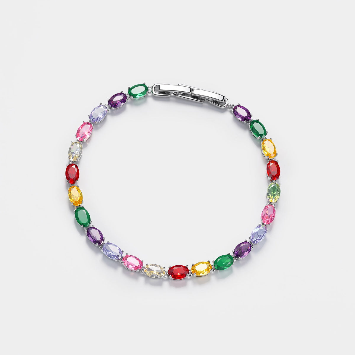 Simple And Stylish Oval Zircon Bracelet For Women