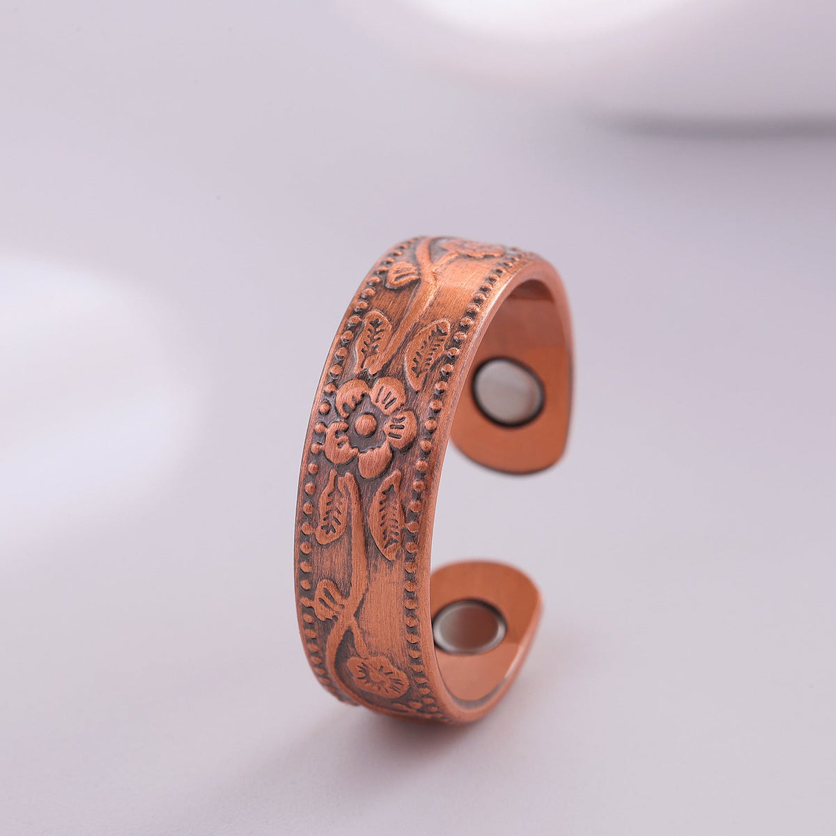 Retro Simple Pure Copper Magnetic Bracelet