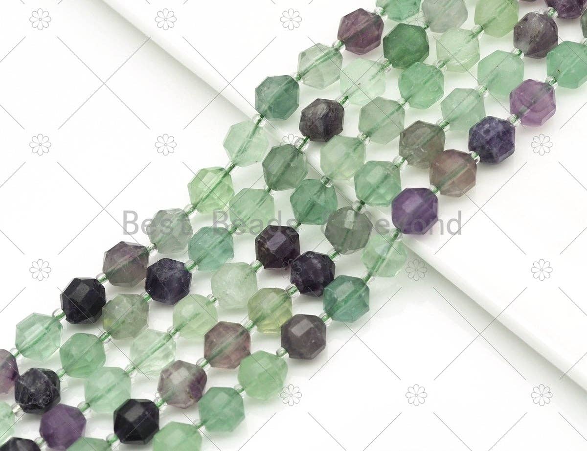 Fluorite Double Point Beads, Sku#U1308