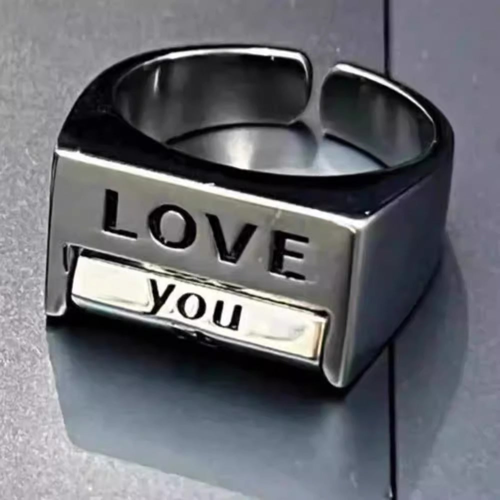 Nti Everything Rotatable Ring, Adjustable Mood Band For Couples