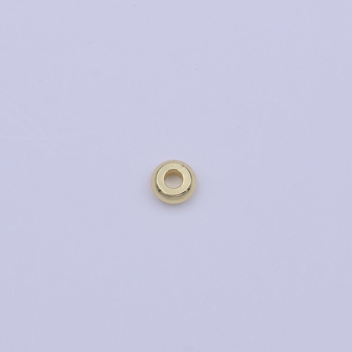 50 Pieces Gold Thin 3mm, 4mm, 5mm, 6mm, 8mm Spacer Bead Jewelry Making Supply | B-145 B-498 B-220 B-499 B-502 B-603