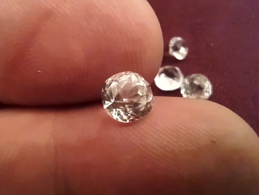 * Rare Certified Early Era Strass Gemstone .85 D IF Diamond Simulant ~ Pristine