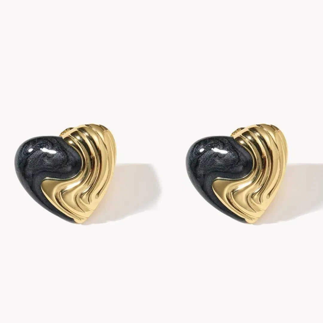 Stainless Steel Oil-dripping Women's Earrings
