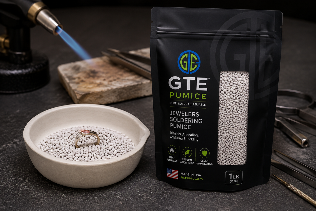 1 LB Heat-Resistant Lump Pumice for Torch Brazing Annealing Jewelry soldering