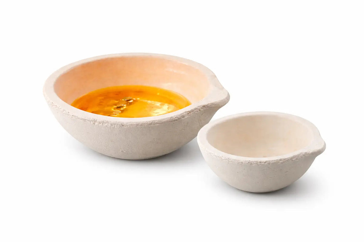 400 Gram Ceramic Alumina Crucible Dish Cup Melting Casting Refining Gold Silver