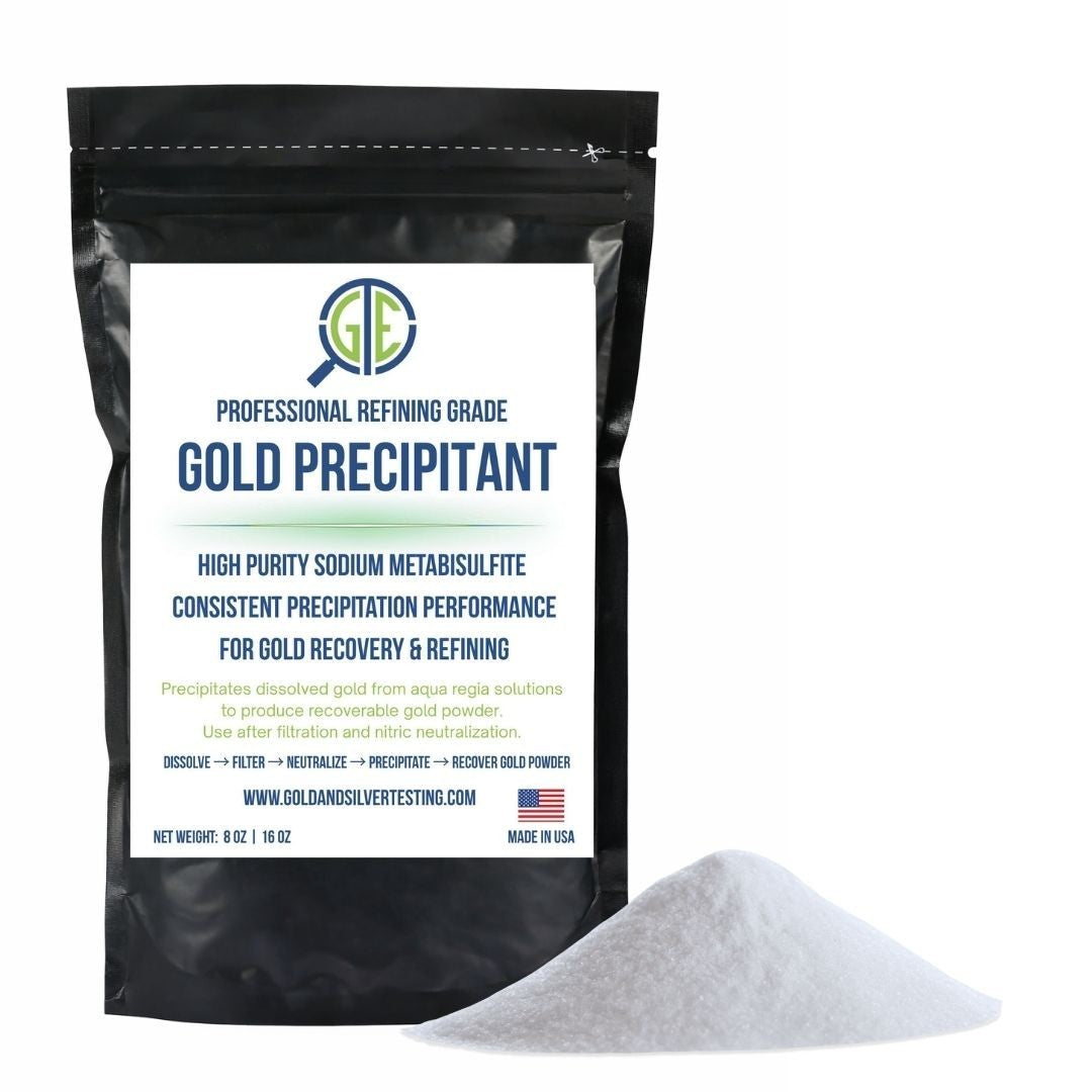 Gold Precipitant 8 oz Refining Test Acid Aqua Regia Metals SMB Pyrosulfite