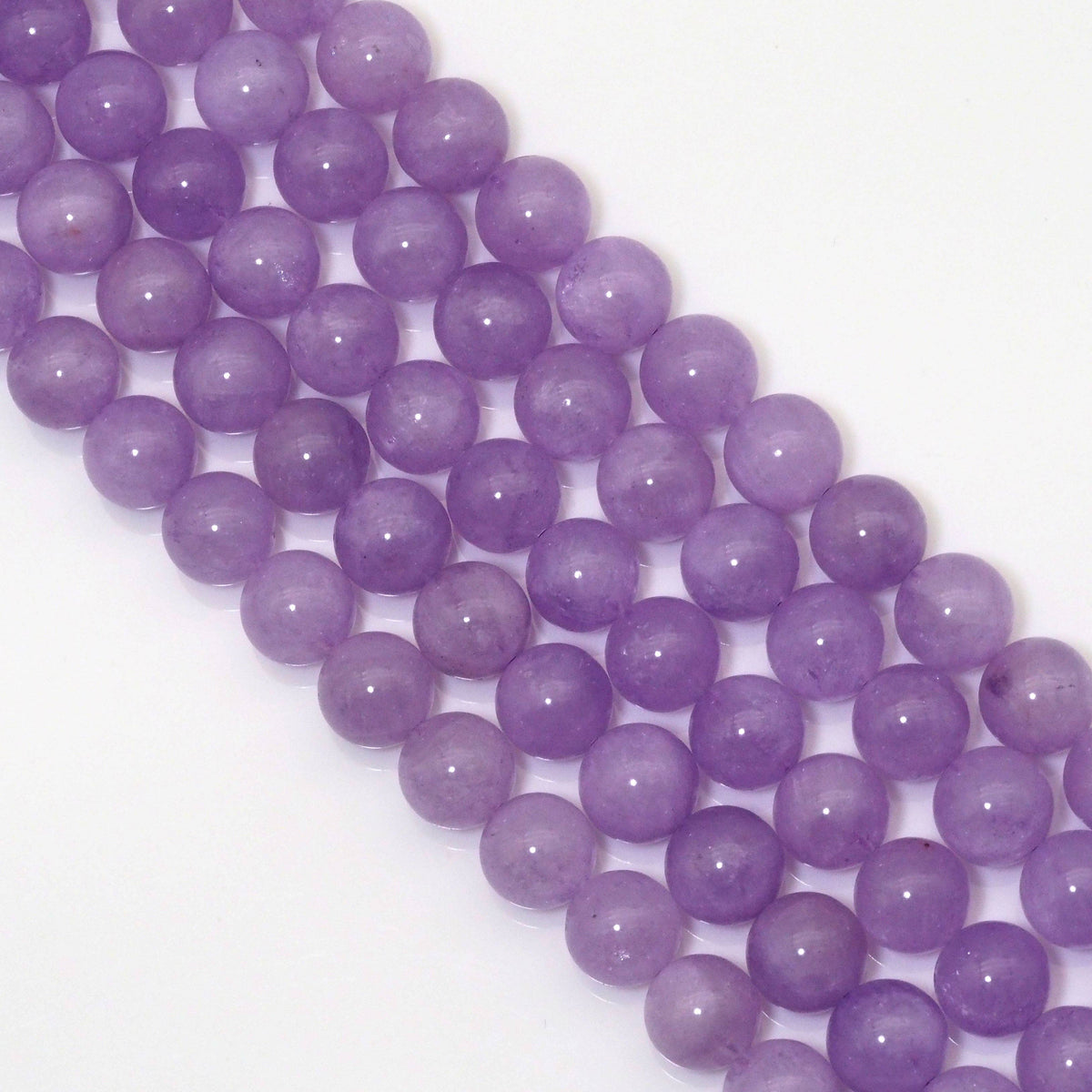 Genuine Lavender Jade, 6mm/8mm/10mm Round Smooth Beads, Sku#U1618