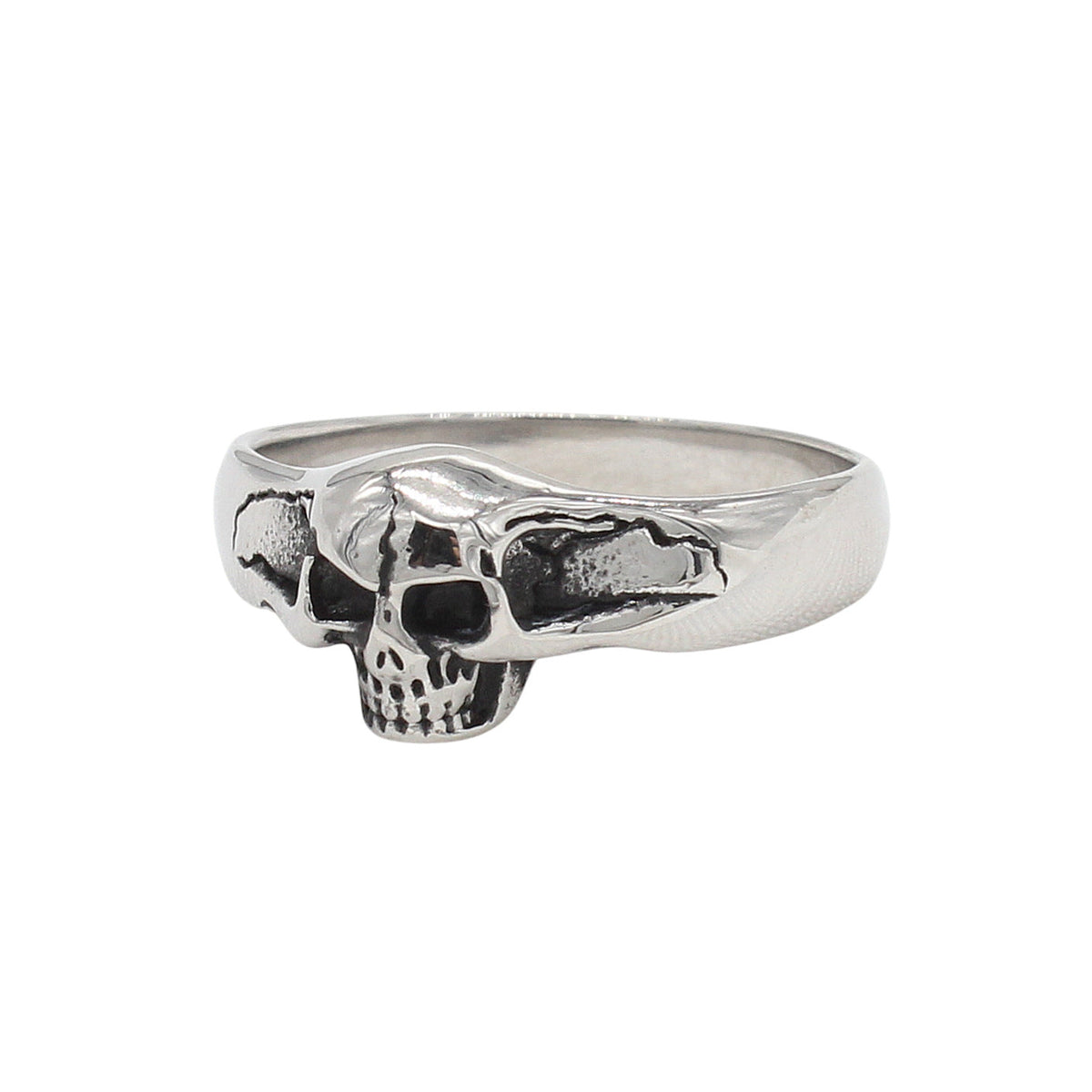 European And American Style Personalized Vintage Skull Titanium Steel Ring