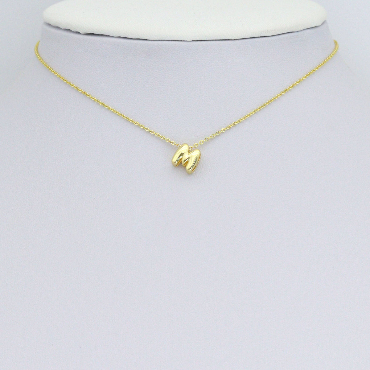 Gold Silver Cute Bubble Initial Charm, Alphabet Name Letter Charm,sku#LD700