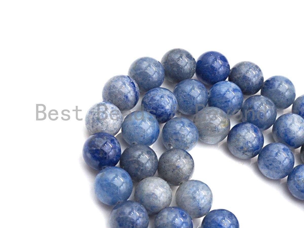 Natural Blue Aventurine, Round Smooth 6mm/8mm/10mm/12mm, Sku#638