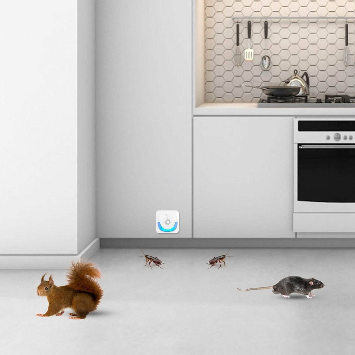 6-Pack: Ultrasonic Pest Repellers Plug-In Indoor Pest Control Mouse Repellent